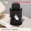 (Black)Plastic Tissue Box With Springloaded Opening And Cartoon Style For Decor Home 1