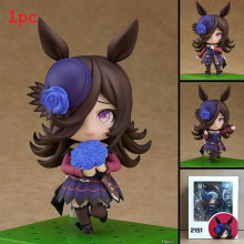 (Rice Bath)Uma Musume Pvc Customizable Horse Figurine With Interchangeable Faces For Collectors Fans And