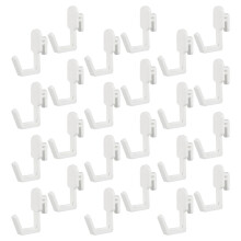 30St Multifunctionele Pegboard Haken Wit Voor