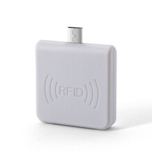 FDX-A,B Animal ID Reader Micro-USB RFID Ear Tag and Animal 134.2Khz Chip OTG Reader for Cattle White