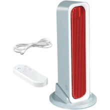 Tour oscillante rechargeable, 3 vitesses silencieux pour chambre maison