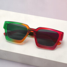 (Style 20)Simple Thick Frame Square Sunglasses With Pc Material And Uv400 For Travel And Use Outdoor