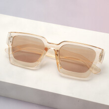 (Style 10)Simple Thick Frame Square Sunglasses With Pc Material And Uv400 For Travel And Use Outdoor