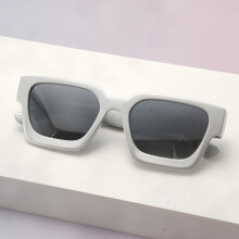 (Style 16)Simple Thick Frame Square Sunglasses With Pc Material And Uv400 For Travel And Use Outdoor