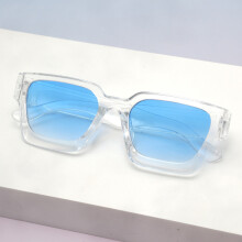 (Style 26)Simple Thick Frame Square Sunglasses With Pc Material And Uv400 For Travel And Use Outdoor