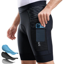 Cuissard de Cyclisme Homme avec Poches Respirant UPF50 Antidérapant L — vêtements vélo, short vélo, cuissard vélo