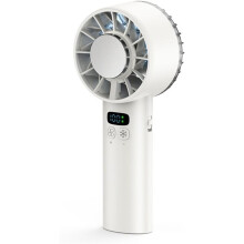 Mini ventilateur turbo 5200mAh, écran digital réglable pour voyage camping