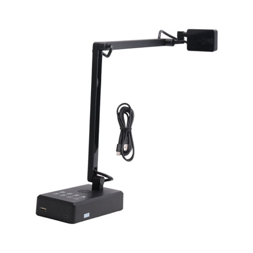 4X 4K USB Document Camera 16MP Webcam Visualiser Image Invert Foldable for Live Demo Web Conferencing