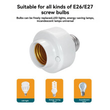 Wifi E26 E27 Wiring-Free Lamp Holder App Remote Control Timer Support Alexa/ Home and Other Voice Control