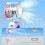 Mini ventilateur turbo violet, effet glace 199 vitesses pliable portable 2