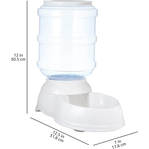 Amazon Basics Dog and Cat Food Feeder, Small 2