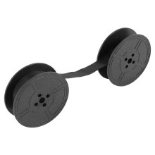 2 Pack Schrijfmachine Lint Twin Spool Schrijfmachine Lint Inkt Twin Spool Inkt Vervangend Deel voor Meest Typemachine (Rood, Zwart)