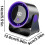 Mini ventilateur USB écran digital, durable pour voyage camping plage 4