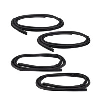 4pcs Front Rear Door Weatherstrip Sealing Kit for 4Runner 1996-2002 62311-35013 6231235013 6233135011 62332-35011