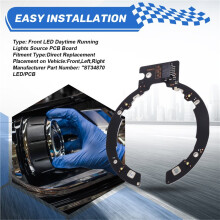 New Front LED Daytime Running Lights Source PCB Board for Cayenne/Macan718 Cayman 15-17 LED Angel Eye Chip