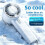 Mini ventilateur blanc USB, 3 vitesses brume 6h pour sport plage 2
