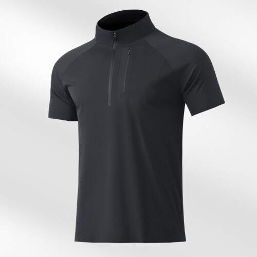 (Pink,3XL)Polo Uomo Donna Seta Ghiaccio Elasticizzata Raffreddamento Tshirt per Jogging Sport e 1