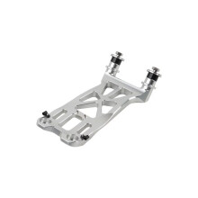 Base D'Extension de Guidon de Moto, Adaptateur de Fixation CNC pour Guidon pour Indian Chieftain PowerPlus 25 - Chrome