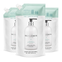 Baylis & Harding Jasmine & Apple Blossom Anti-Bacterial Hand Wash 1 litre Refill Pouch (Pack of 3)