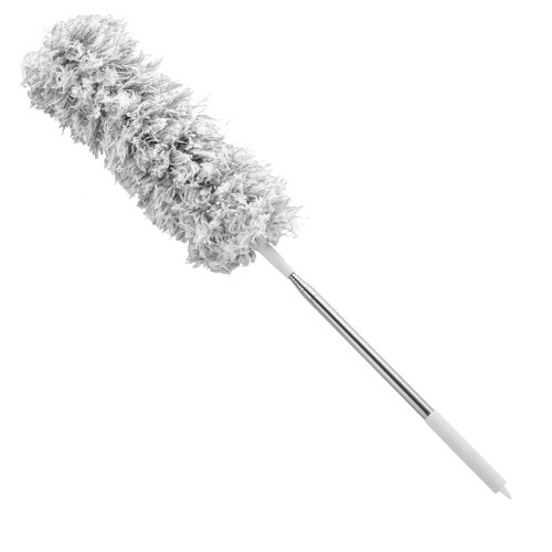 ASelected Extendable Microfiber Duster Duster with 108" Telescoping Extension Pole No Scratch to Ce