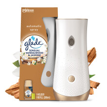 Glade Automatic Air Freshener Holder & Refill, Long-lasting Fragrance Infused with Essential Oils,