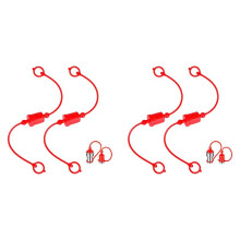 4x ISO-A 1/4 Hydraulic Quick Coupler Male Dust Cap and Female Plug Cover, Fits Hydraulic Quick Disconnects Coupler