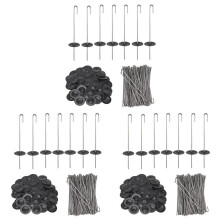 300 Packs Solar Panel Guard Clips, Stainless Steel Wire Fence Fasteners Animal Guard Roll Kit for Solar Panel