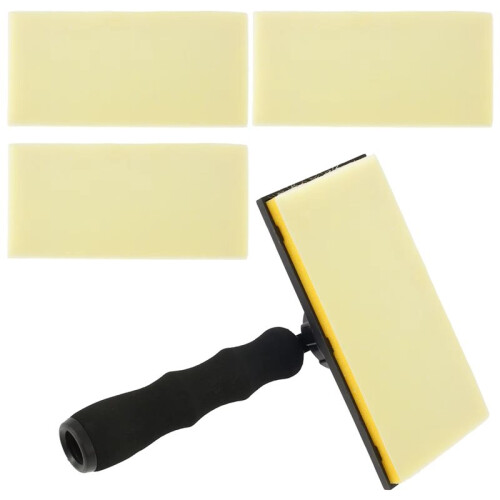 Quick Paint Edger Tool with 3 Replacement Pads for Efficient Wall Painting Hand Tool for Wall Painting