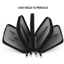 Pencil Case Boy, 72 Slots Pencil Case Large Capacity Student Stationary Case Colored Pencils Holder, Durable