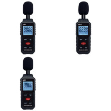 3X Digital Sound Level Noise Meter Measurement 30-130DB DB Decibel Detector Audio Tester Metro Diagnostic Tool