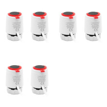 6 Pcs 230V Normally Closed NC M30x1.5mm Electrothermal Actuator for Underfloor Heating TRV Thermostatic Heat Dissipation