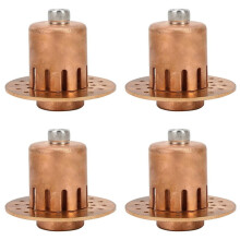 4pcs 2 Inch (OD54mm) Copper Bubble Plate for 2 Inch Reflux Column Distillation, Home Glass Column Still Distillation Set