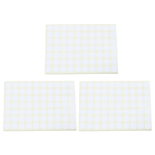 45X 19mm Circles Round Code Stickers Self Adhesive Sticky Labels White