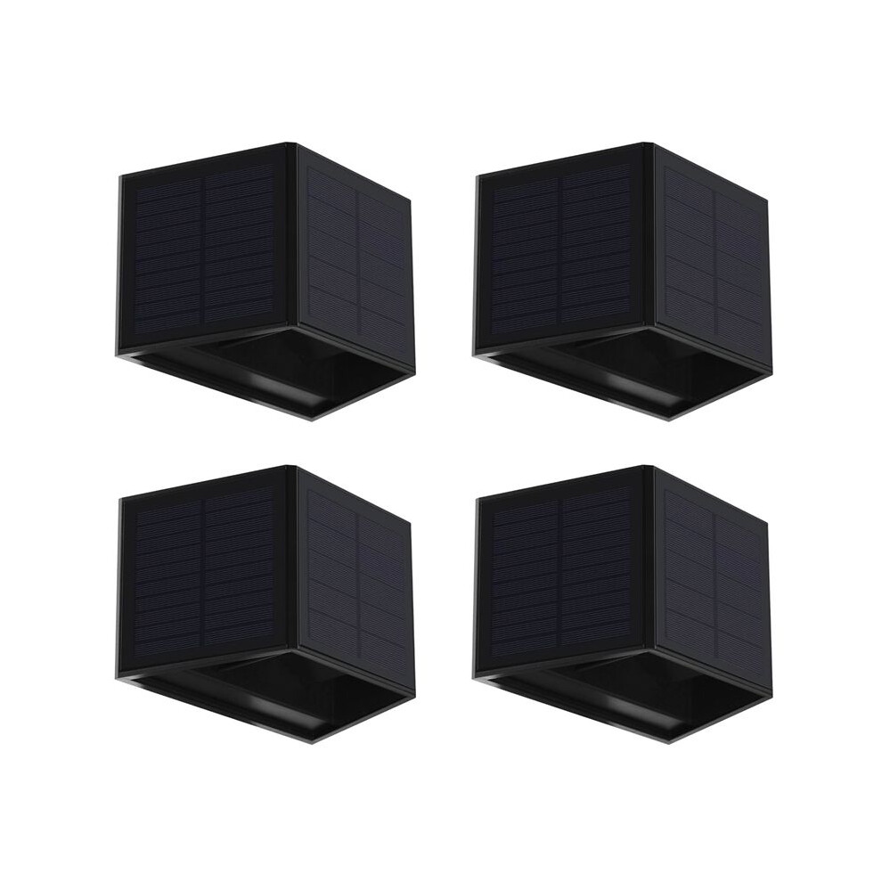 4X Solar Wall Light Outdoor -Down Lighting Led Lamp Solar Wall Washing Lights For Courtyard Garden Dimmable 6033071245081