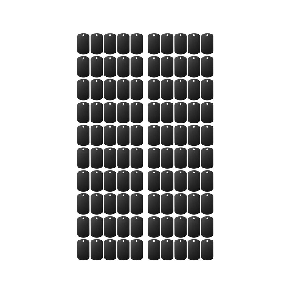 Aluminum Stamping Blanks Engraving Blank Tags 100 Pack, Laser Engraving Blanks Tags, Metal Business Card, Diy Projects 4711063520294