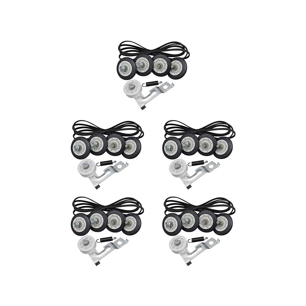 5X For Dryer Repair Kit, 4581El2002c 4561El3002a Dryer Idler Pulley 4400El2001a 4581El3001a 4581El3001c 4581El2002a 6031924614602