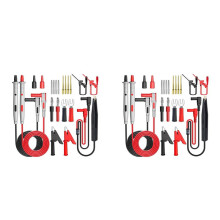 2X P1503E Series Universal Multimeter Probe Test Leads Kit Replacement Needle Tester Tip IC SMD Test Hook Alligator Clip