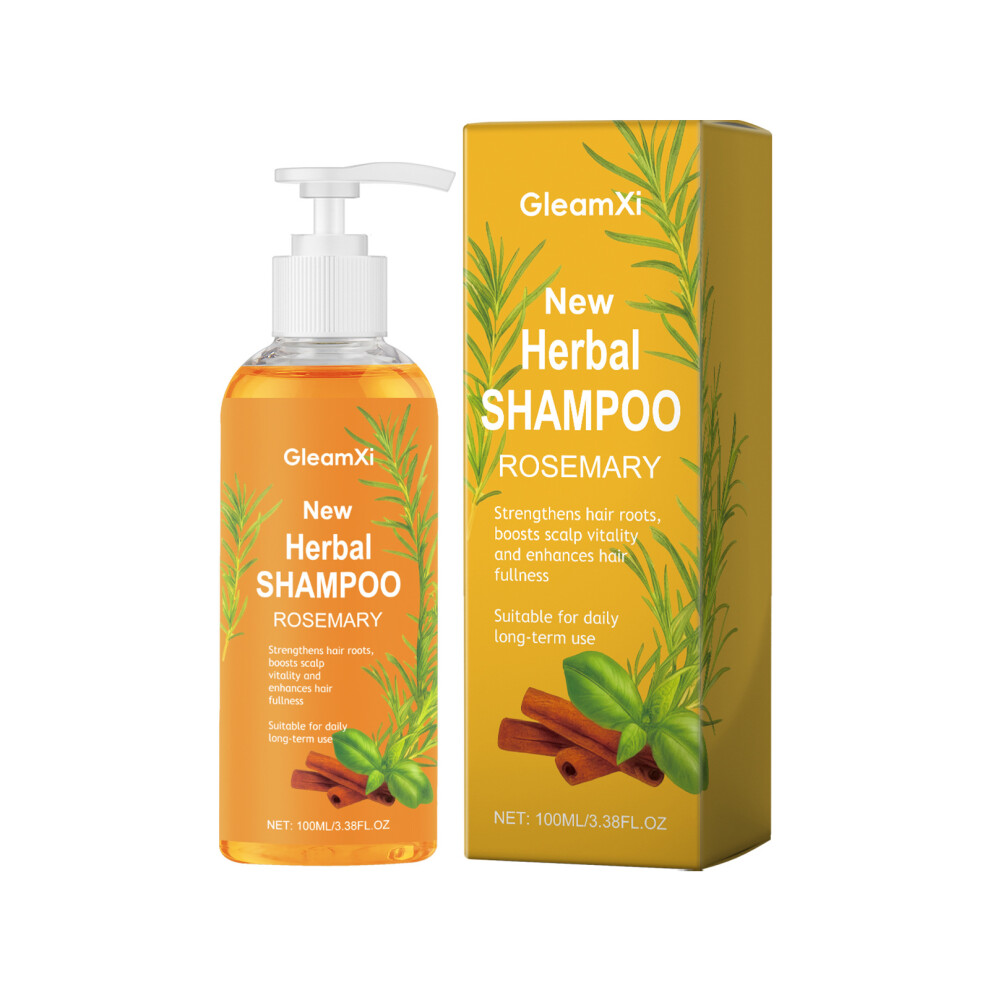 (100ml) Herbal Shampoo Gentle Cleansing, Scalp Care, Hair Shine, Moisturizing and Smoothing Shampoo