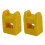 2X Screwdriver Magnetizer Degaussing Demagnetizer Magnetic Practical Pick  Tool Color:Yellow 1