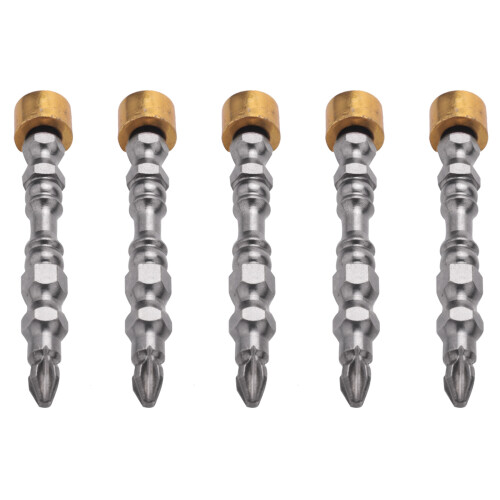 5X PH2 Hardness 65MM   Screwdriver Bit Double  Electric Screwdriver with Magnetic Ring