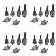 24Pcs Hand Rivet Nut Nuts Simple Installation Manual Riveter Rivnut Tool Accessory for Nuts M3 M4 M5 M6 M8 M10
