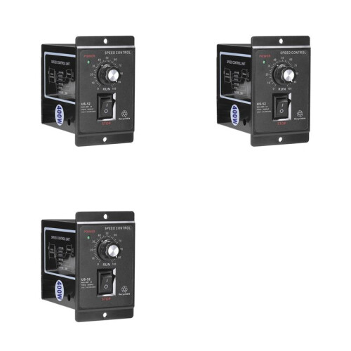 3X 400W Motor Speed Controller AC 220V Motor Speed Regulator Controller Forward and Backward Motor Governor Controller