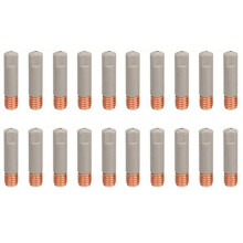 20pcs MB15AK Welding Nozzle Tips Coating Protect M6 Gas Nozzle Tip 0.8mm MIG Welding Tool Parts