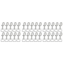 60Pc Snap Hooks for Dog Leash Collar Linking, Heavy Duty Swivel Clasp Eye Bolt Buckle Trigger Clip for Spring Pet Buckle
