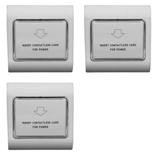3X Hotel Power  Delayed Power Off -Saving Induction Card Three-Wire Induction 40A Low Frequency 220V