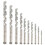 10 Pieces Diamond Drill Bits Set Twist Diamond Tip Drill Bit Heavy Duty  Diamond Drill Bit Set for Glass Tile 1