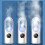 Ventilador de mesa sem hélices de 11,8 polegadas, silencioso e compacto, com 3 velocidades, 5