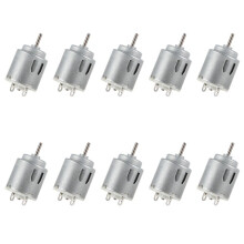10X 6-12V 3000 RPM Cylindrical Shaft Motor for Cars