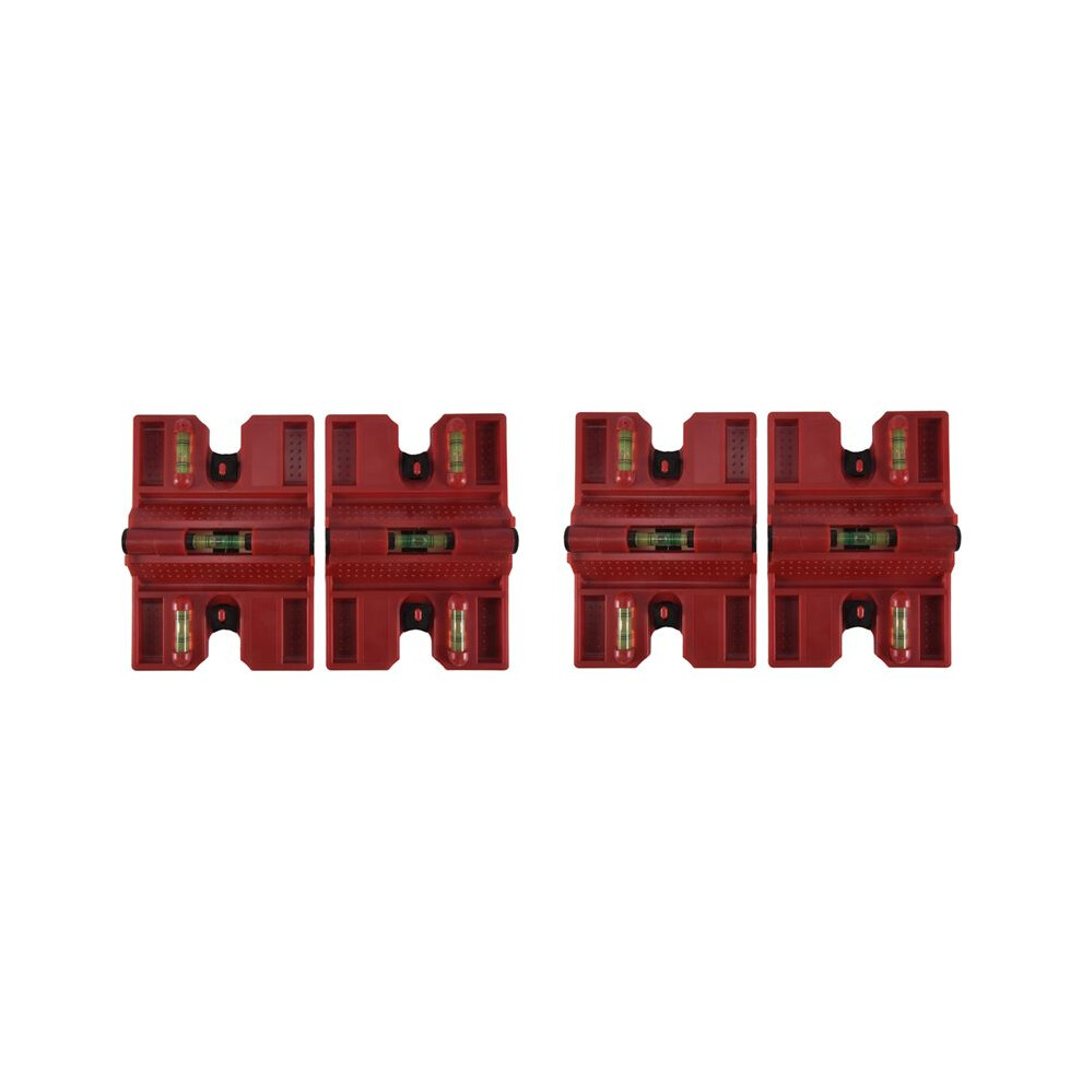 Photos - Spirit Level ,Magnetic Post Level Tool Folds for Storage, Check Bubble Level(Pack of 4)