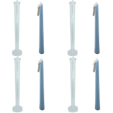 4X Candle Molds Durable Candle Molds for Making Candles Classic Tall Taper Mold